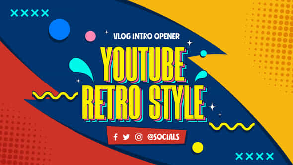 Retro Youtube Intro - VideoHive 46411391