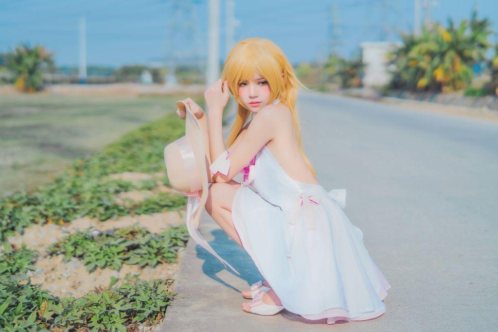 Coser @ 桜 桃 喵 Vol.063: 小 忍 草帽 (59 photos)