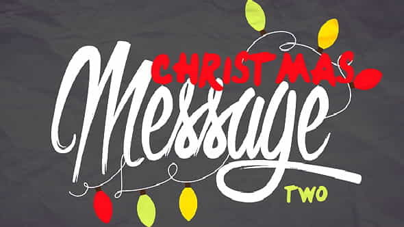 Christmas Message Two - VideoHive 9468704