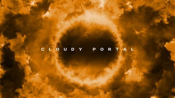 Cloudy Portal - VideoHive 32388913