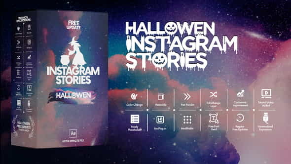 Halloween Instagram Stories - VideoHive 24901551