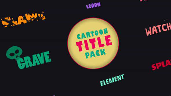 Lovely Cartoon Titles - VideoHive 39340232