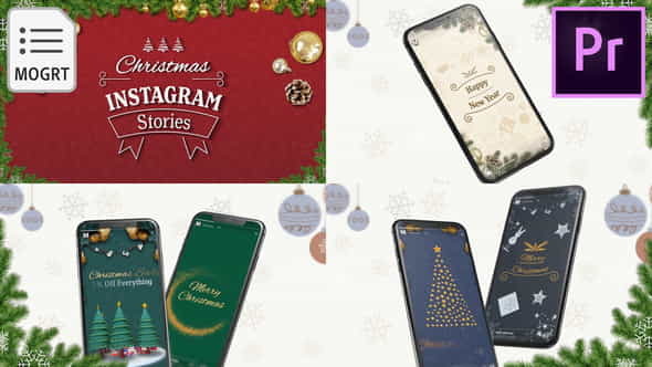 Christmas Instagram Stories for Premiere - VideoHive 29726519
