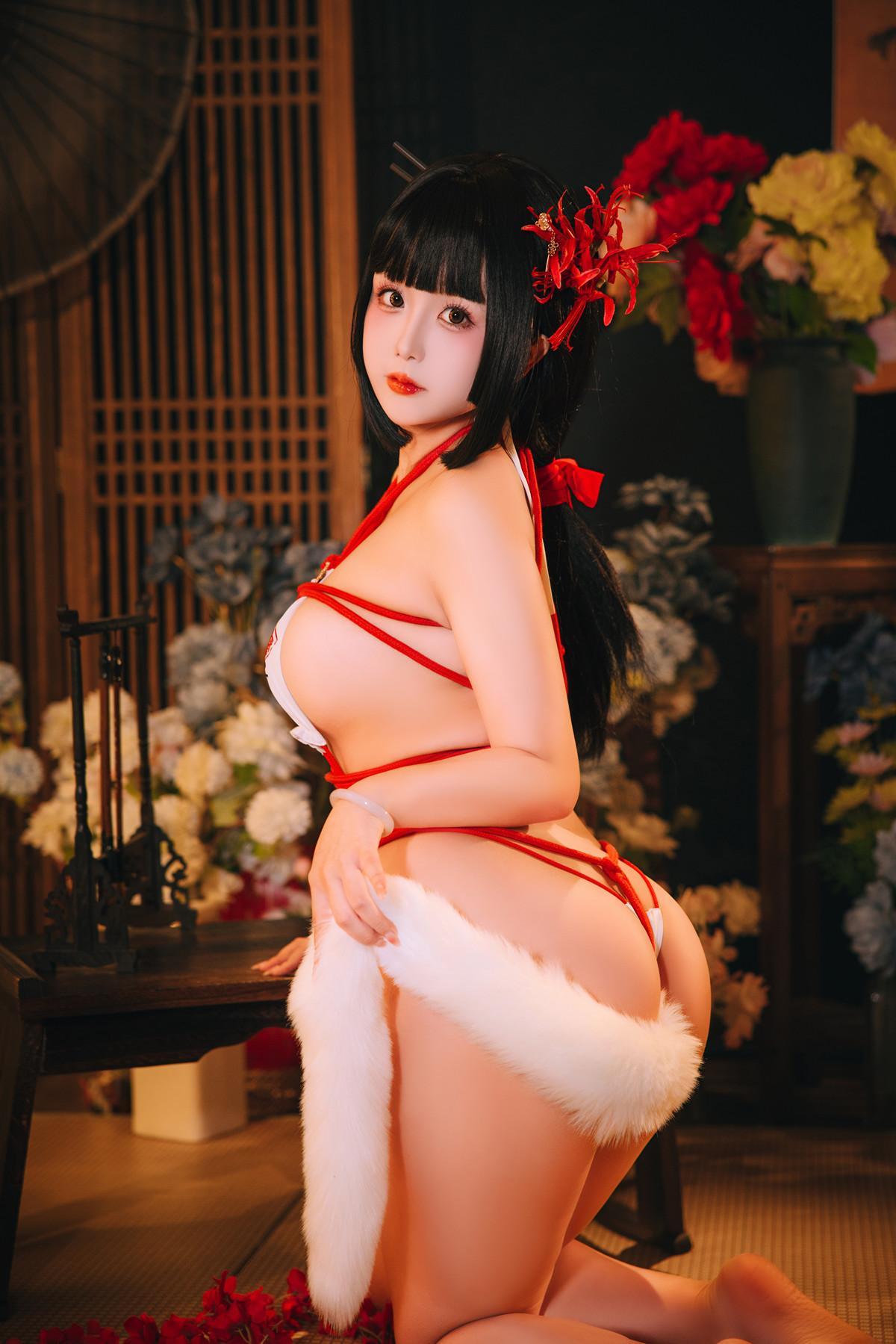 Cosplay Rinaijiao日奈娇 花魁狐妖 Set.01(51)