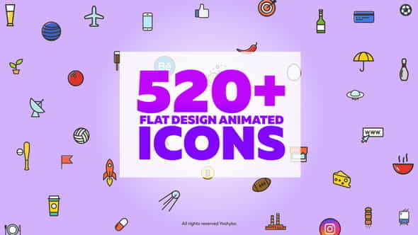 Vector Animated Icons - VideoHive 19161043