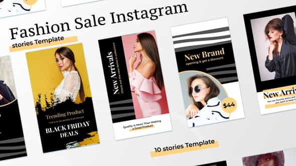 Fashion Sale Instagram stories Template - VideoHive 33073825