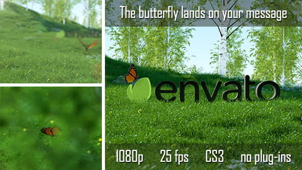 Butterfly Logo Reveal - VideoHive 6735223