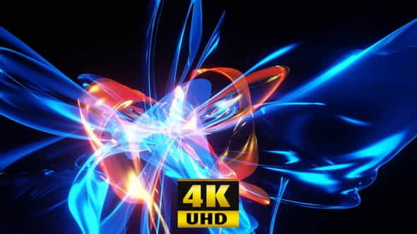 Abstract Amorphous Background Yellow Blue - VideoHive 32479838