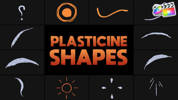 Plasticine Shapes - VideoHive 43553624