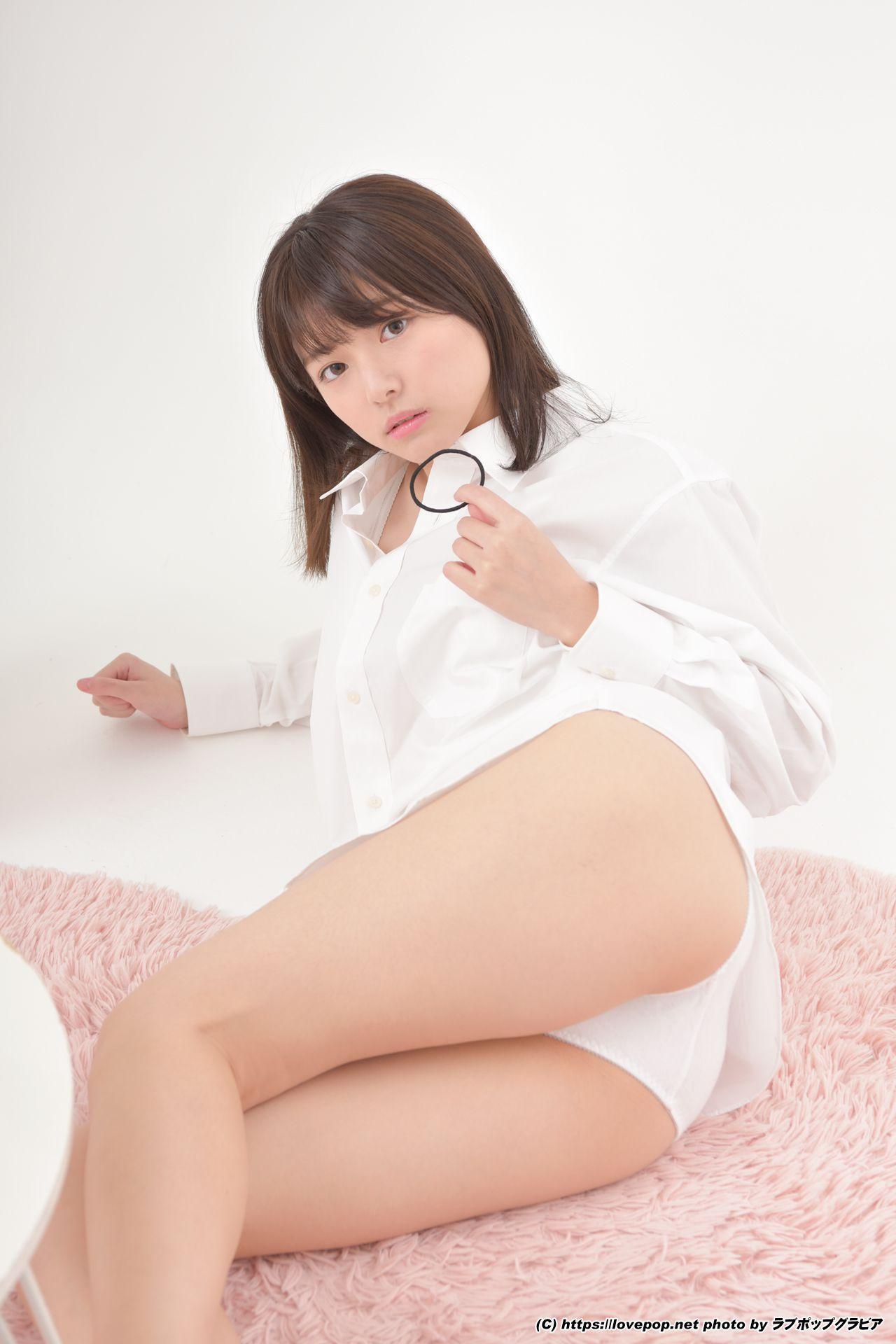 [LOVEPOP] 葉月つばさ – 濡れた髪でワイシャツを羽織り…☆彼シャツ Photo – PPV(26)