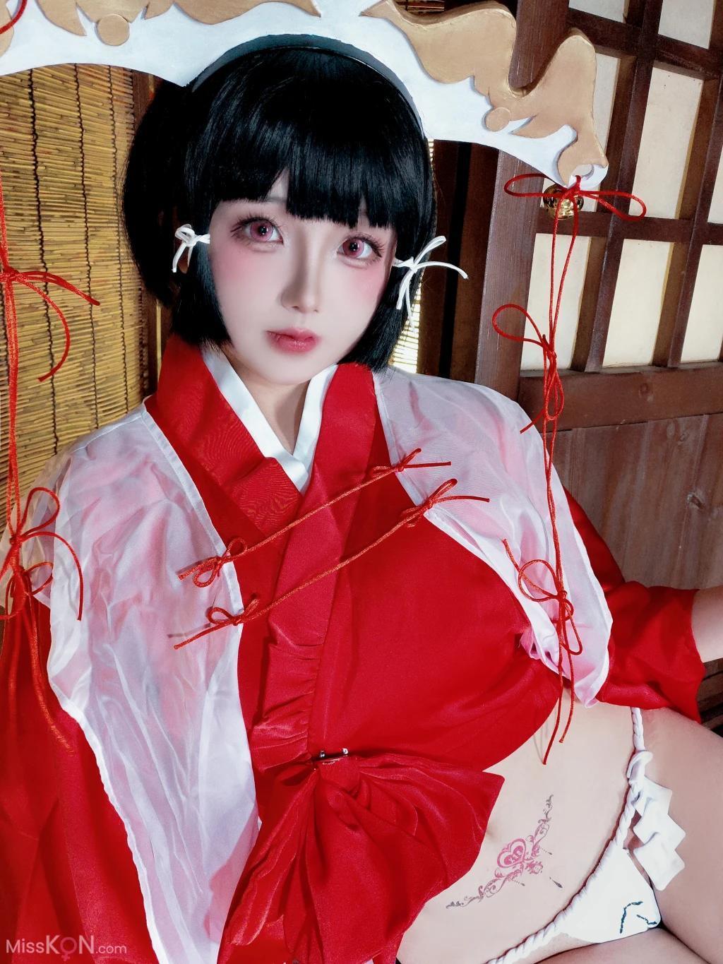 Coser@日奈娇: 辉夜巫女 (130 photos )(81)