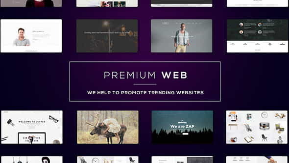 Premium Web l Website Presentation - VideoHive 15080425