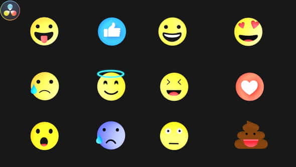 Emojis Pack - VideoHive 32590533