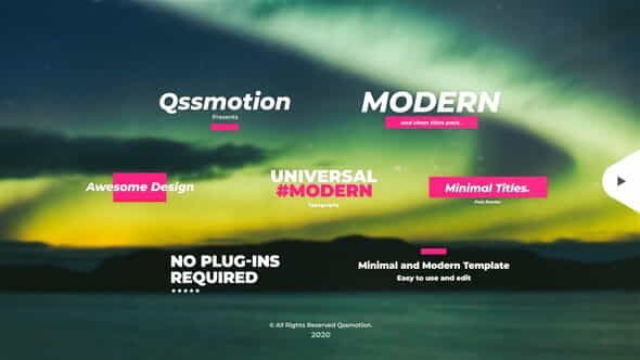 Creative and Modern Titles - VideoHive 28678009