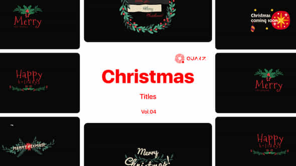 Christmas Titles Vol 04 - VideoHive 49468816