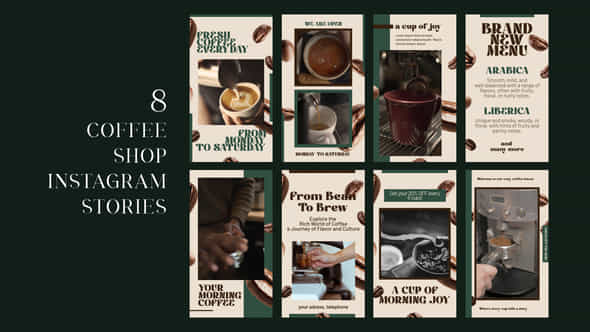 Coffee Shop Instagram Story - VideoHive 57077983