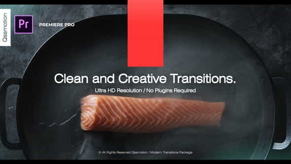 Clean and Creative Transitions For - VideoHive 33927686
