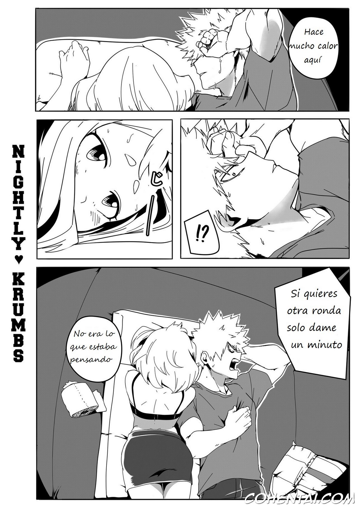 NIGHTLY KRUMBS (Boku no Hero Academia) xxx comics manga porno doujin hentai español sexo 