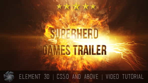 Superhero Games Trailer - Cinematic - VideoHive 15628573