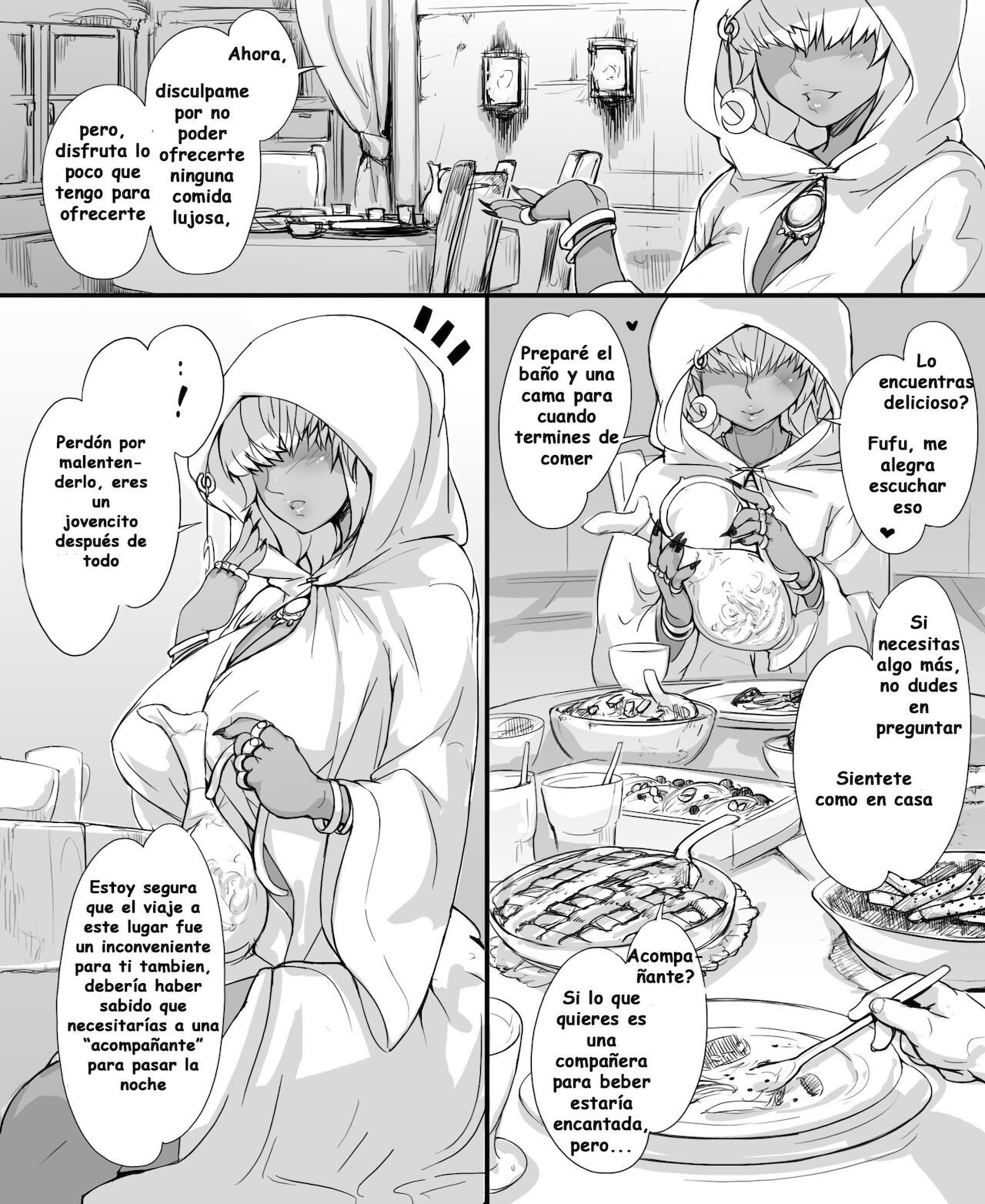 [nounanka (Abubu)] Numachi no Majo no Yakata [Spanish]