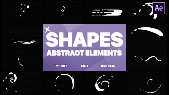 Funny Abstract Shapes - VideoHive 22402126
