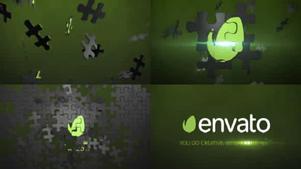 Puzzle Logo Animation Element 3D - VideoHive 5501528