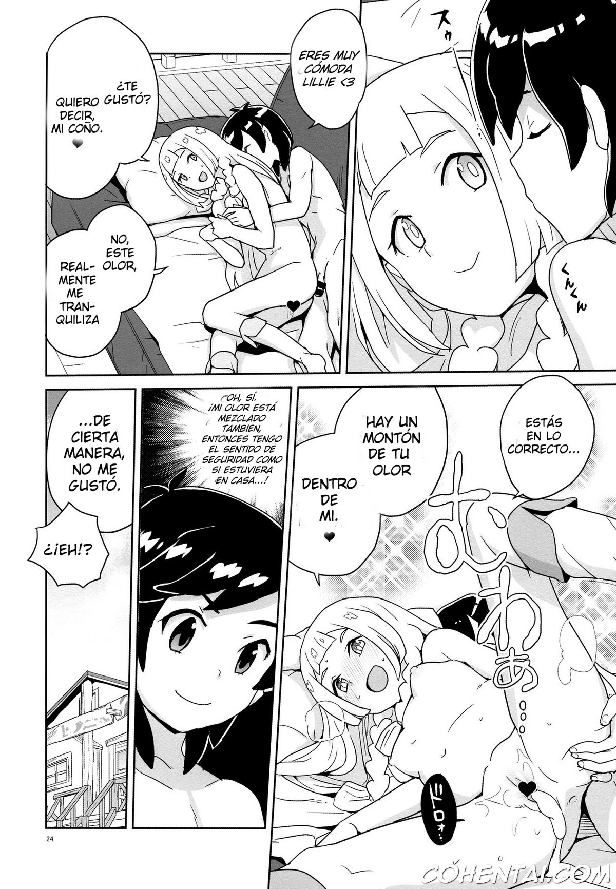 Choushi ni Noruna yo Lillie (Pokémon Sun and Moon) xxx comics manga porno doujin hentai español sexo Elio Lillie Pokémon