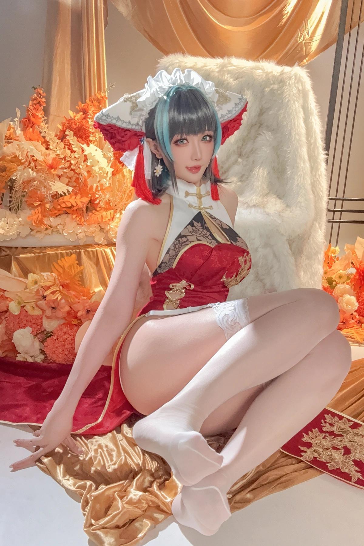 Cosplay 星之迟迟Hoshilily – 碧蓝航线柴郡(46)
