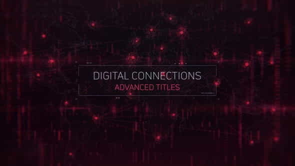 Digital Connections Titles - VideoHive 32609614