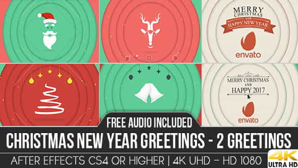 Christmas New Year Greetings - VideoHive 18768761