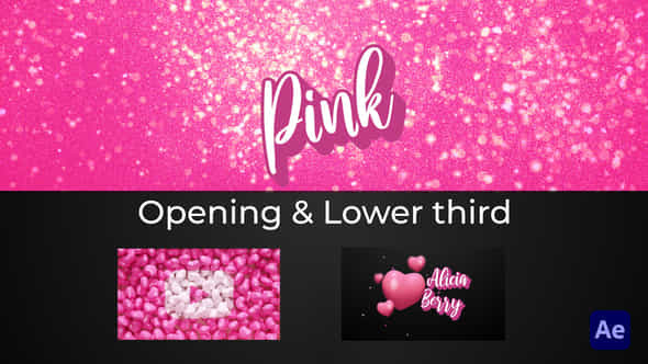 Pink Social Template - VideoHive 47231791