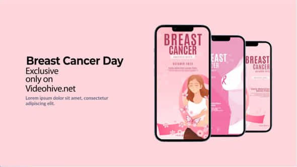 Breast Cancer Instagram - VideoHive 48036944