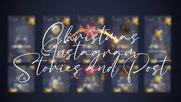 Christmas Instagram Stories And Post - VideoHive 41899938