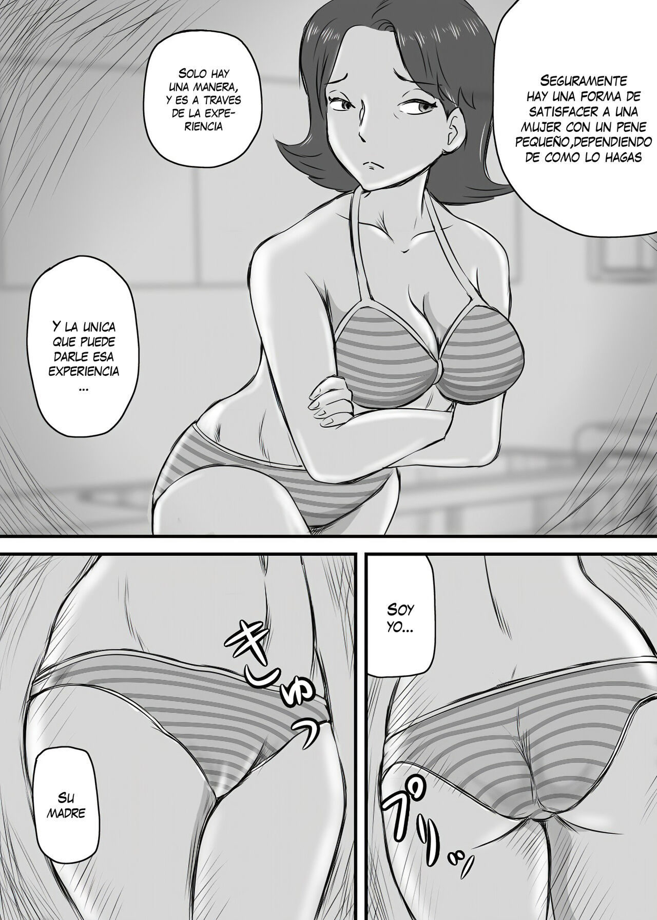 [Momoziri Hustle Dou] Okaa-san to Tanshou Musuko [Spanish] (