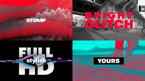 Bright Glitch Opener - VideoHive 23610332