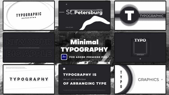 Minimal Typography Mogrt - VideoHive 50716648