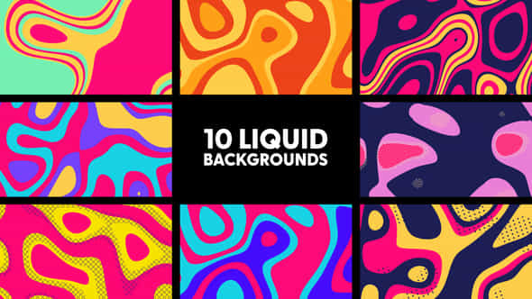 Liquid Backgrounds - VideoHive 42170952