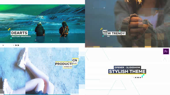 Stylish Theme Premiere Pro - VideoHive 53866422