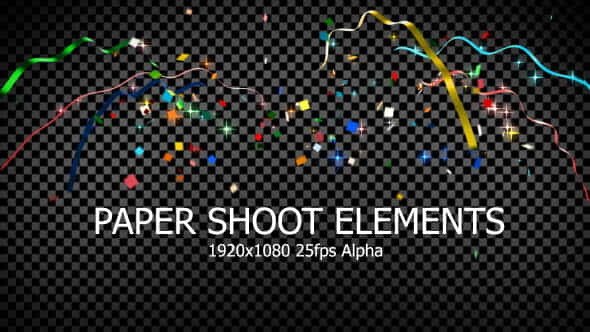 Paper Shoot Elements - VideoHive 3175497