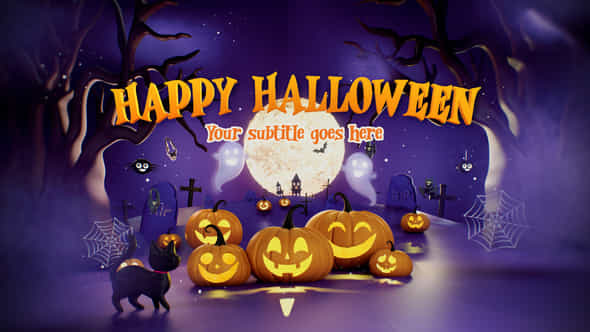 Halloween Opener Happy Halloween Intro - VideoHive 54997224