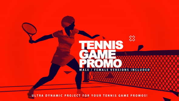 Tennis Game Promo - VideoHive 22811902