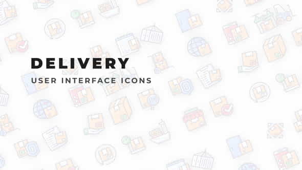 Delivery - User Interface Icons - VideoHive 35871377