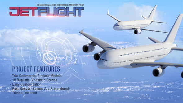 Jet Flight - VideoHive 33910881