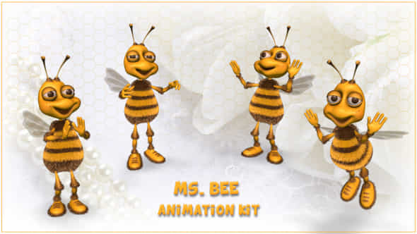 Ms Bee Character Animation Kit - VideoHive 19659971