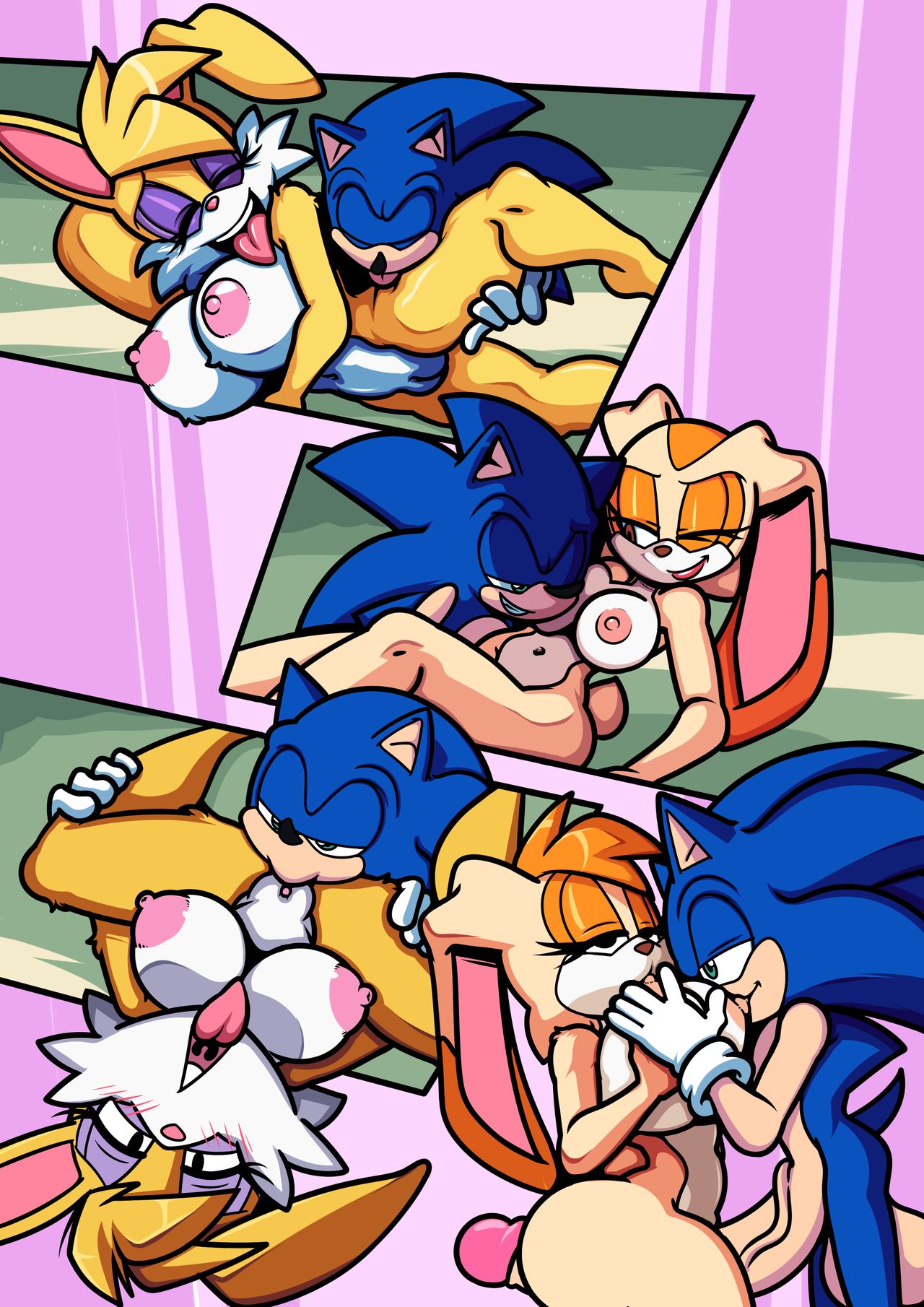 Sonic Girls Easter - 1