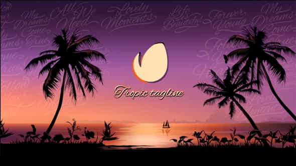 Tropical Sunset Opener - VideoHive 20618426