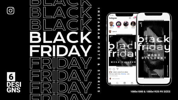 Black Friday Instagram Promo V75 - VideoHive 34597236