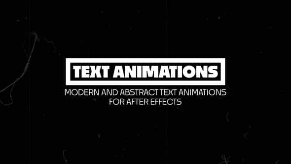 Text Animations - VideoHive 55160248