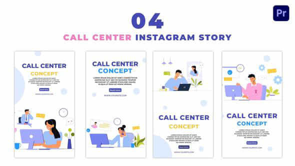 Call Center Concept - VideoHive 47459439