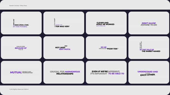 Modern Kinetic Titles Mogrt Pp - VideoHive 51628449